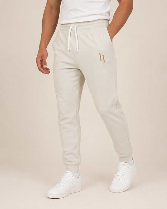 Signature Luxe Jogger — Travertine Cream