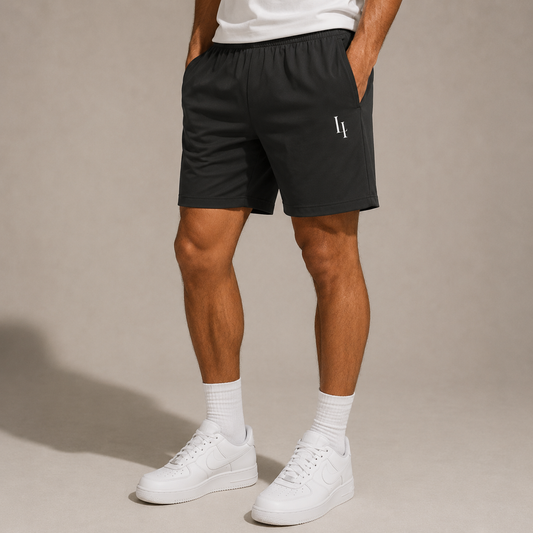 Core Athletic Jogger Short — Charcoal