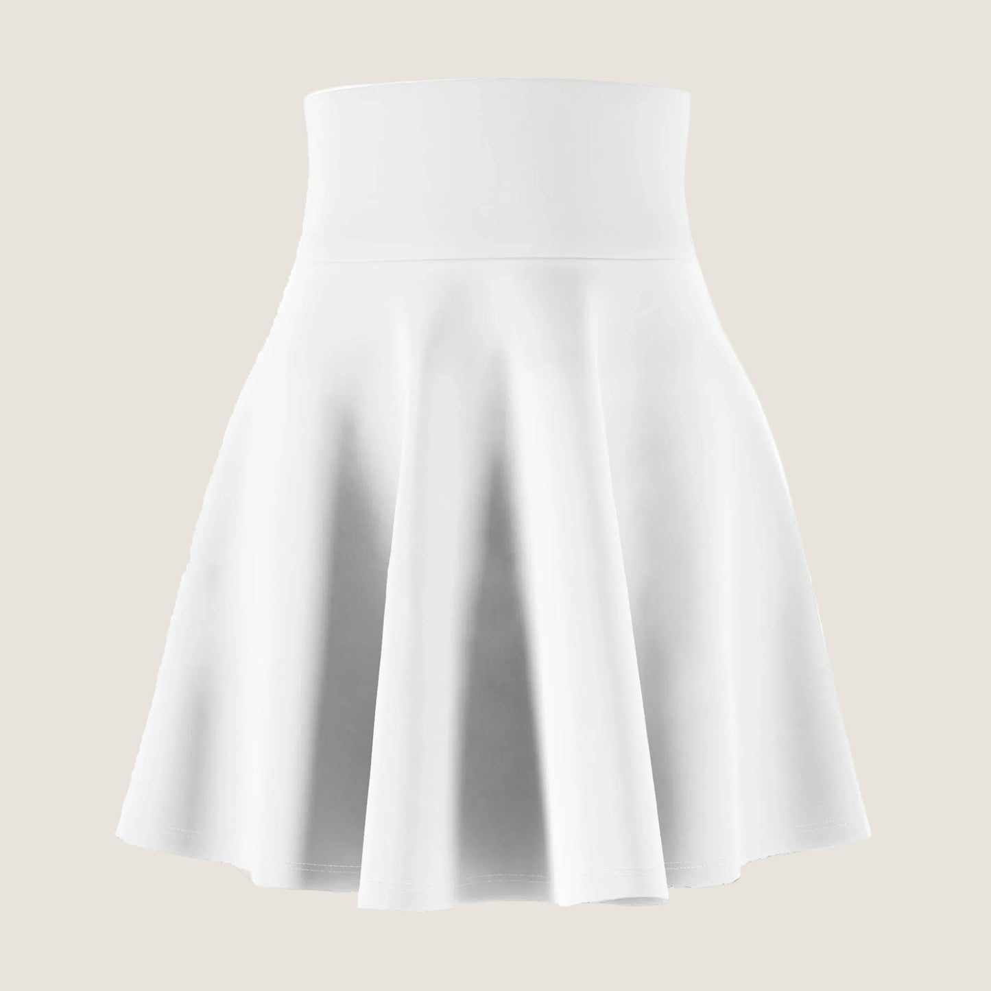 Signature Series Flared Skater Skirt — Studio White