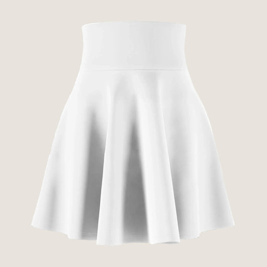Signature Series Flared Skater Skirt — Studio White