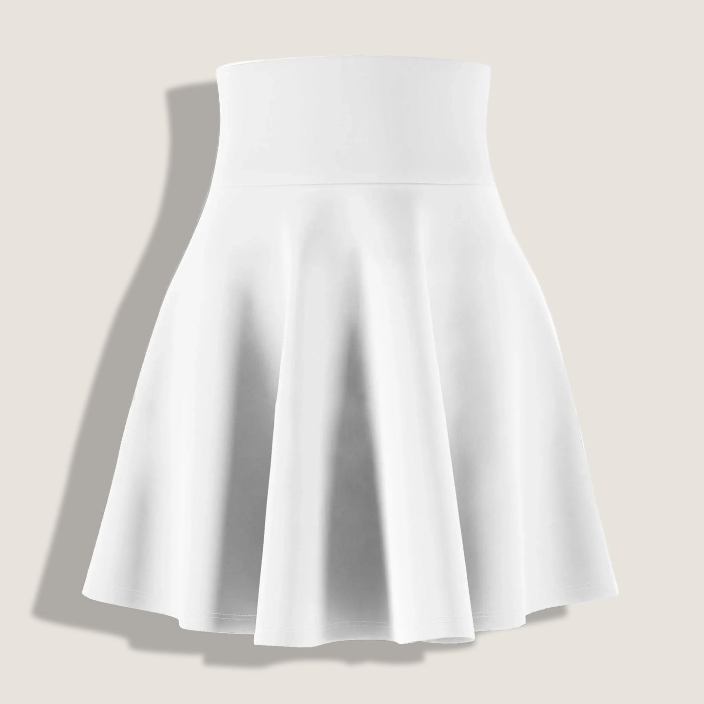 Core Athletic Skater Skirt — Studio White [Black Insignia]