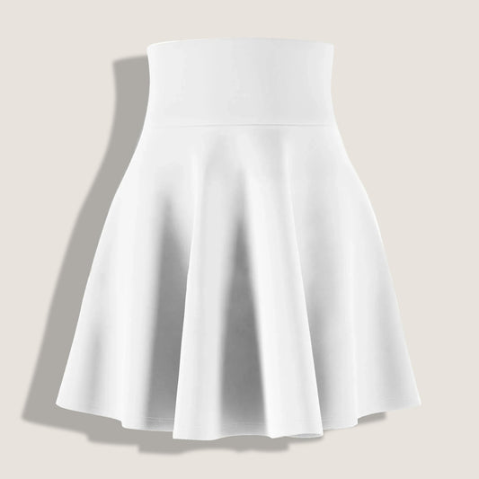 Core Athletic Skater Skirt — Studio White [Black Insignia]