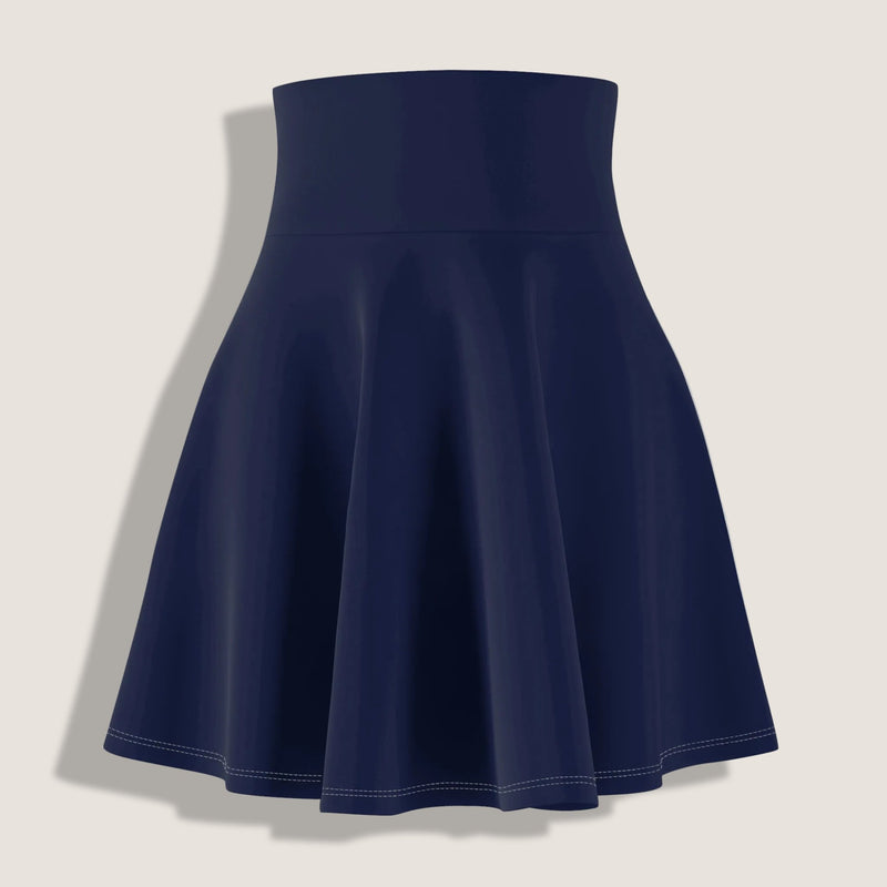 Signature Series Flared Skater Skirt — Studio Navy