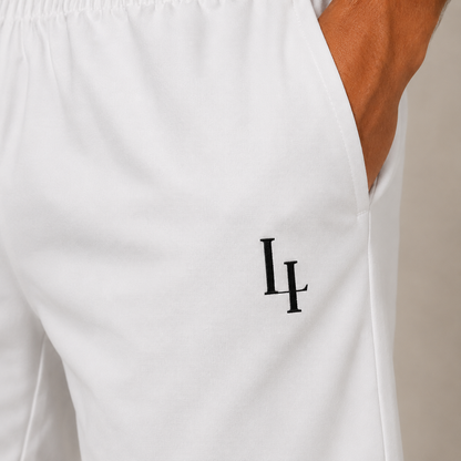 Core Athletic Jogger Short — Studio White