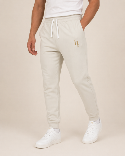 Signature Luxe Jogger — Travertine Cream