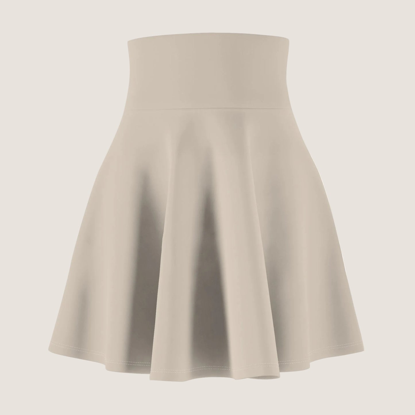 Signature Series Flared Skater Skirt — Travertine Beige