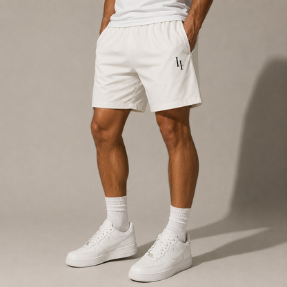 Core Athletic Jogger Short — Cream