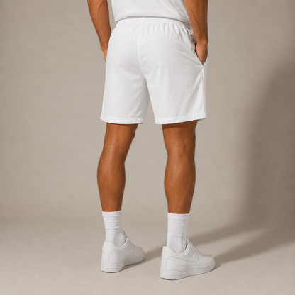 Core Athletic Jogger Short — Studio White