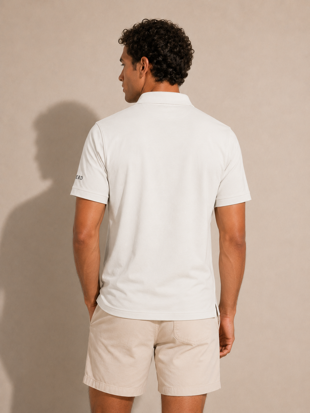 White stitching